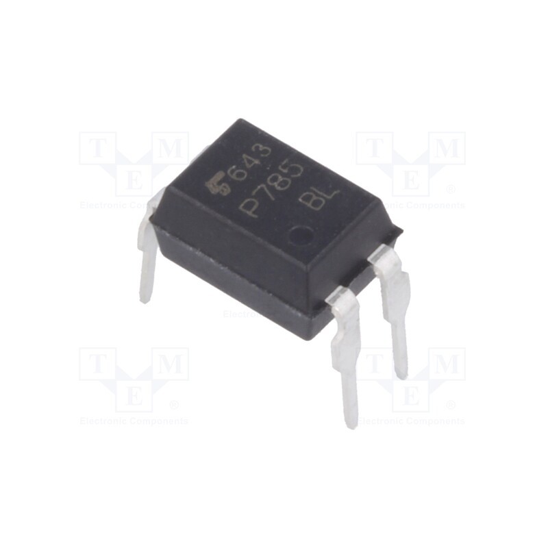 2 pcs x TOSHIBA - TLP785(BL.F(C - Optocoupler, THT, Ch: 1, OUT: transistor, Uinsul: 5kV, Uce: 80V, DIP4