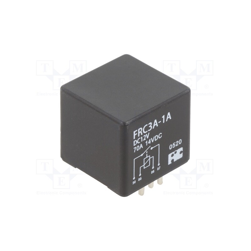 1 pcs x FORWARD INDUSTRIAL CO. - FRC3A-1A DC12V - Relay: electromagnetic, SPST-NO, Ucoil: 12VDC, 70A, automotive