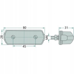 License plate lamp 4552ka 001389101