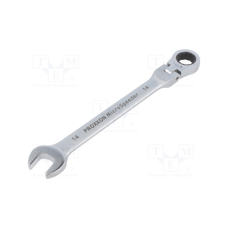 1 pcs x PROXXON - 23051 - Wrench, combination spanner,with joint, 14mm, MicroSpeeder
