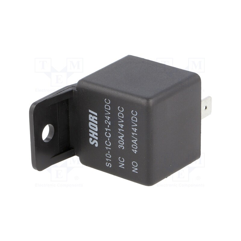 1 pcs x SHORI ELECTRIC - S10-1C-C1-24VDC - Relay: electromagnetic, SPDT, Ucoil: 24VDC, 40A, automotive, 1.8W