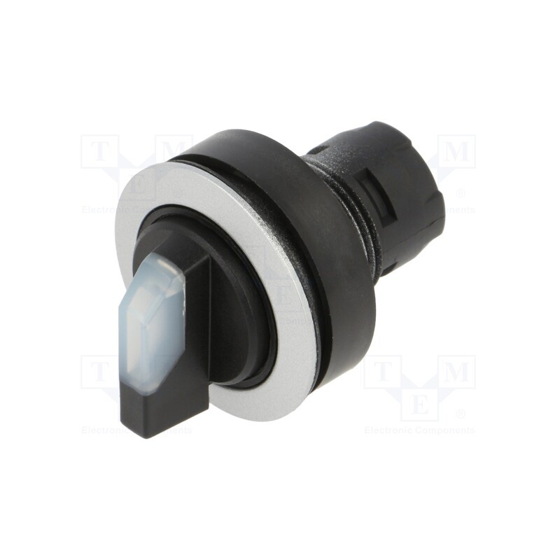 1 pcs x SCHLEGEL - RRJSTAL_KL - Switch: rotary, 22mm, Stabl.pos: 1, depending on the holder, IP65