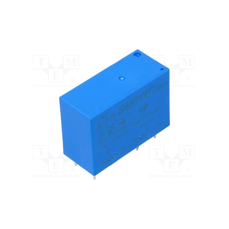 1 pcs x SANYOU - SMI-S-124L - Relay: electromagnetic, SPDT, Ucoil: 24VDC, Icontacts max: 12A
