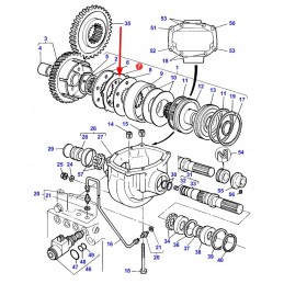 3616400m2 front axle drive friction disc