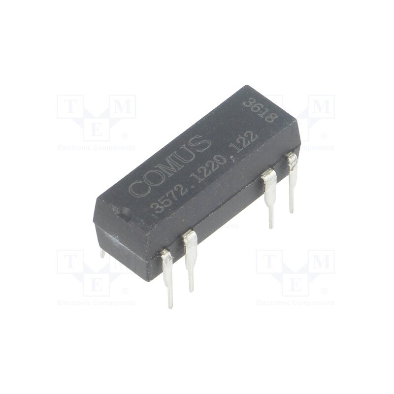 1 pcs x COMUS - 3572.1220.122 - Relay: reed switch, DPST-NO, Ucoil: 12VDC, 500mA, max.150VDC, 10W