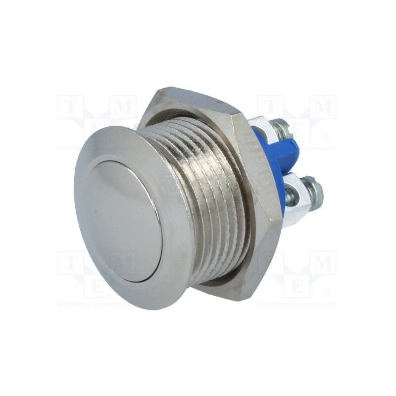 1 pcs x APEM - AV1630C900 - Switch: vandal resistant, Pos: 2, SPST-NO, 0.2A/48VAC, 0.1A/48VDC