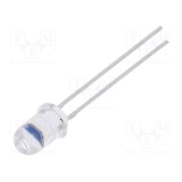 2 pcs x EVERLIGHT - PD333-3C/H0/L2 - PIN photodiode, 5mm, THT, 940nm, 80°, 5nA, convex, transparent