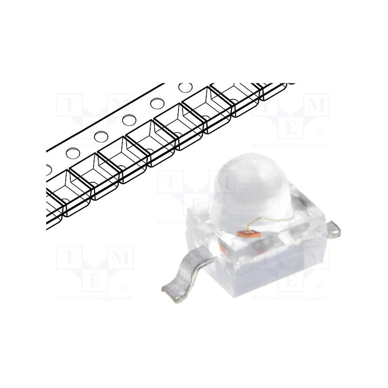 2 pcs x KINGBRIGHT ELECTRONIC - KM2520ZGC03 - LED, SMD, Gull wing, green, 1900÷2700mcd, 2.5x2x2.8mm, 20°, 20mA