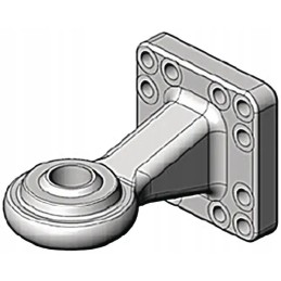 Screw-on eyelet for heavy loads