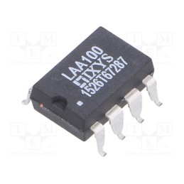 1 pcs x IXYS - LAA100S - Relay: solid state, SPST-NO x2, Icntrl max: 50mA, 120mA, 25Ω, SMT