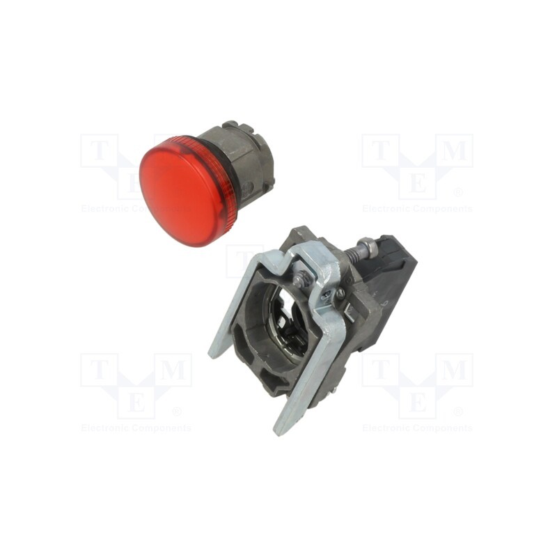 1 pcs x SCHNEIDER ELECTRIC - XB4BV64 - Control lamp, 22mm, Harmony XB4, -25÷70°C, Illumin: filament lamp