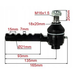 Ball joint c 360 3p original ursus 50835662