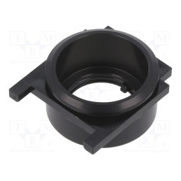 1 pcs x EAO - 61-9933.1 - Button holder, 22mm, 61, Ø22.3mm, Face dim: Ø25mm, Body: black