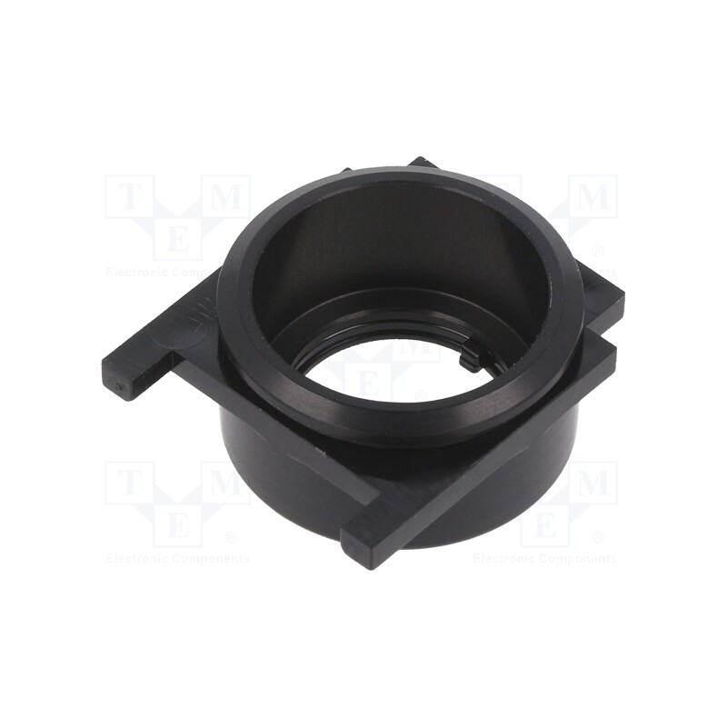 1 pcs x EAO - 61-9933.1 - Button holder, 22mm, 61, Ø22.3mm, Face dim: Ø25mm, Body: black