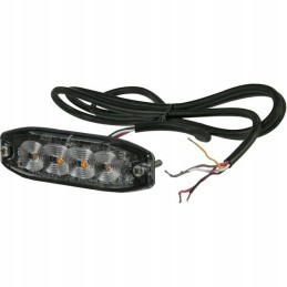 Amber warning lamp 4 LEDs