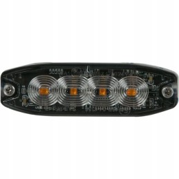 Amber warning lamp 4 LEDs