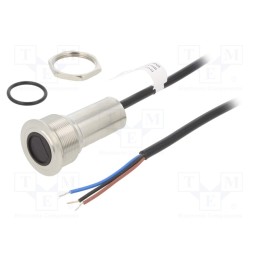 1 pcs x ONPOW - ONPOW91-25D-10BY-SS-NR - Switch: vandal resistant, Pos: 2, SPST-NO, 300mA/24VDC, IP65, red