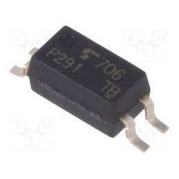 2 pcs x TOSHIBA - TLP291(SE(T - Optocoupler, SMD, Ch: 1, OUT: transistor, Uinsul: 3.75kV, Uce: 80V