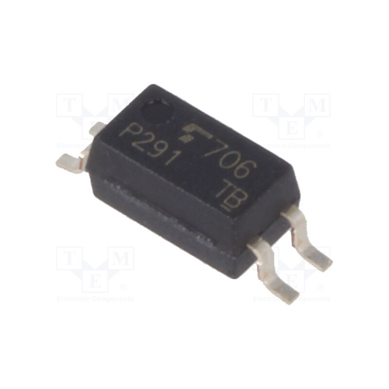 2 pcs x TOSHIBA - TLP291(SE(T - Optocoupler, SMD, Ch: 1, OUT: transistor, Uinsul: 3.75kV, Uce: 80V