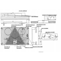 Right rear combination lamp with table illumination