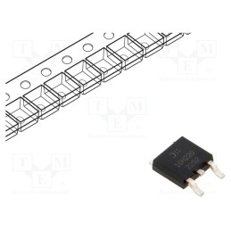 3 pcs x DIODES INCORPORATED - DMN10H220LK3-13 - Transistor: N-MOSFET, unipolar, 100V, 4.7A, Idm: 30A, 7.5W, TO252