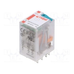 1 pcs x RELPOL - R2N-2012-23-1024-WTL - Relay: electromagnetic, DPDT, Ucoil: 24VDC, Icontacts max: 24A