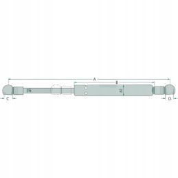 Gas spring stabilus 4327id