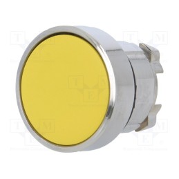 1 pcs x SCHNEIDER ELECTRIC - ZB4BH05 - Switch: push-button, 22mm, Stabl.pos: 2, yellow, none, IP66, flat