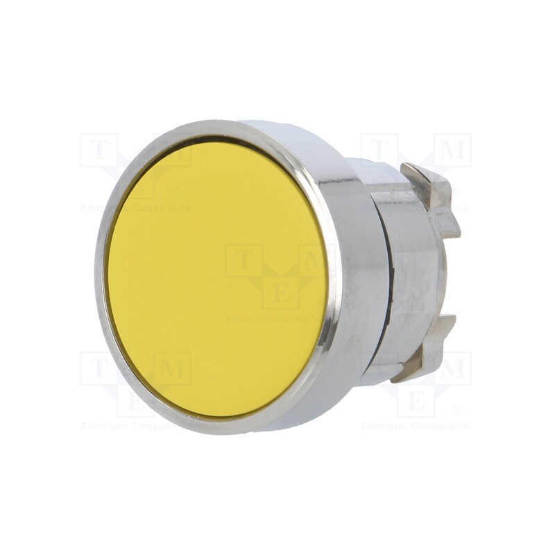1 pcs x SCHNEIDER ELECTRIC - ZB4BH05 - Switch: push-button, 22mm, Stabl.pos: 2, yellow, none, IP66, flat