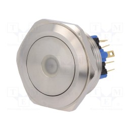 1 pcs x ONPOW - GQ30-11D/B/12V/S - Switch: vandal resistant, Pos: 2, SPDT, 3A/220VAC, 5A/24VDC, IP65