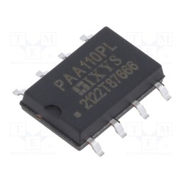 1 pcs x IXYS - PAA110PL - Relay: solid state, SPST-NO x2, Icntrl max: 50mA, 150mA, 22Ω, SMT