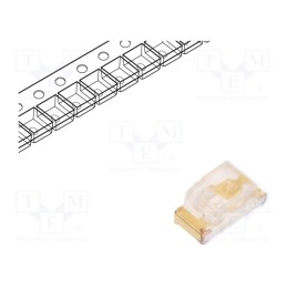2 pcs x KINGBRIGHT ELECTRONIC - KPT-1608VBC-D - LED, SMD, 0603, blue, 120÷180mcd, 1.6x0.8x0.75mm, 130°, 3.3÷4V, reel