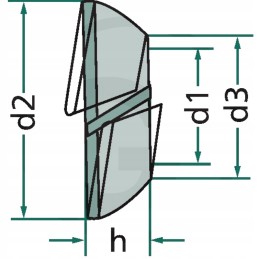 Spring conical washer with wheel studs 12 5mm