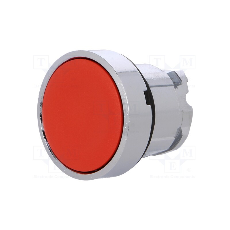 1 pcs x SCHNEIDER ELECTRIC - ZB4BH04 - Switch: push-button, 22mm, Stabl.pos: 2, red, none, IP66, flat, Pos: 2