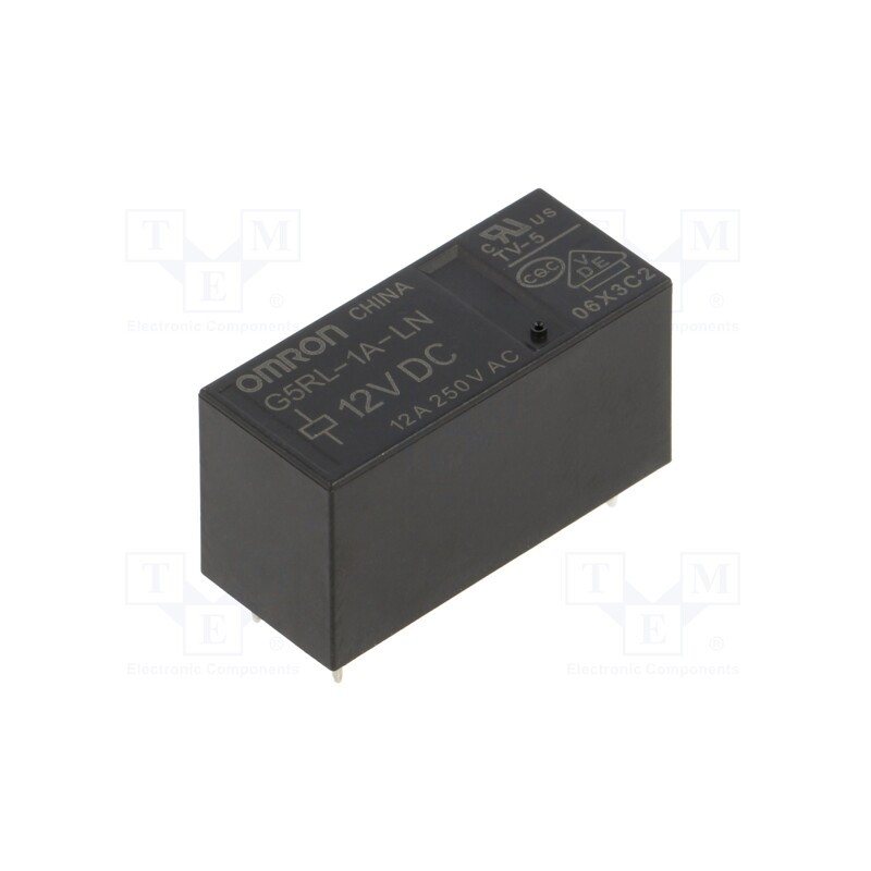 1 pcs x OMRON OCB - G5RL-1A-LN DC12 - Relay: electromagnetic, SPST-NO, Ucoil: 12VDC, Icontacts max: 12A