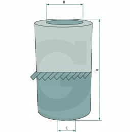 Air filter New Holland Mann filter 80418795