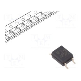 5 pcs x TOSHIBA - TLP185(GR-TPL,SE(T - Optocoupler, SMD, Ch: 1, OUT: transistor, Uinsul: 3.75kV, Uce: 80V