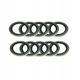 Washer metal rubber mg 16 7 nipple 10 pcs