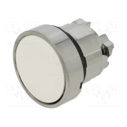 1 pcs x SCHNEIDER ELECTRIC - ZB4BH01 - Switch: push-button, 22mm, Stabl.pos: 2, white, none, IP66, flat