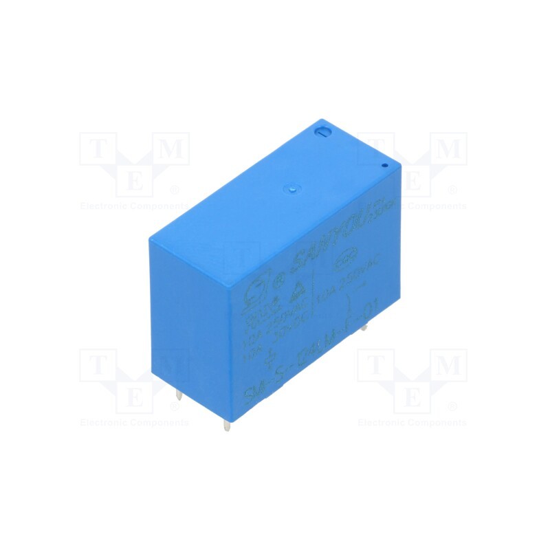 1 pcs x SANYOU - SMI-S-124LM - Relay: electromagnetic, SPST-NO, Ucoil: 24VDC, Icontacts max: 12A