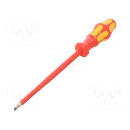 1 pcs x WERA - 5006130001 - Screwdriver, insulated, slot, 8,0x1,2mm, Blade length: 175mm