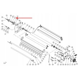 Cbr00297 one-way clutch with 25 bearings