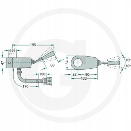 Multifunction switch case 1 40 158 116