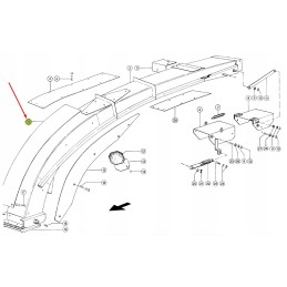 Claas Jaguar 068238 discharge cover