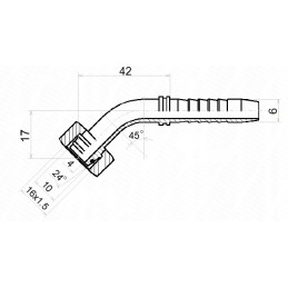 Dkol 45 fitting dn6 1 2sn m16x1 5 hydrolider