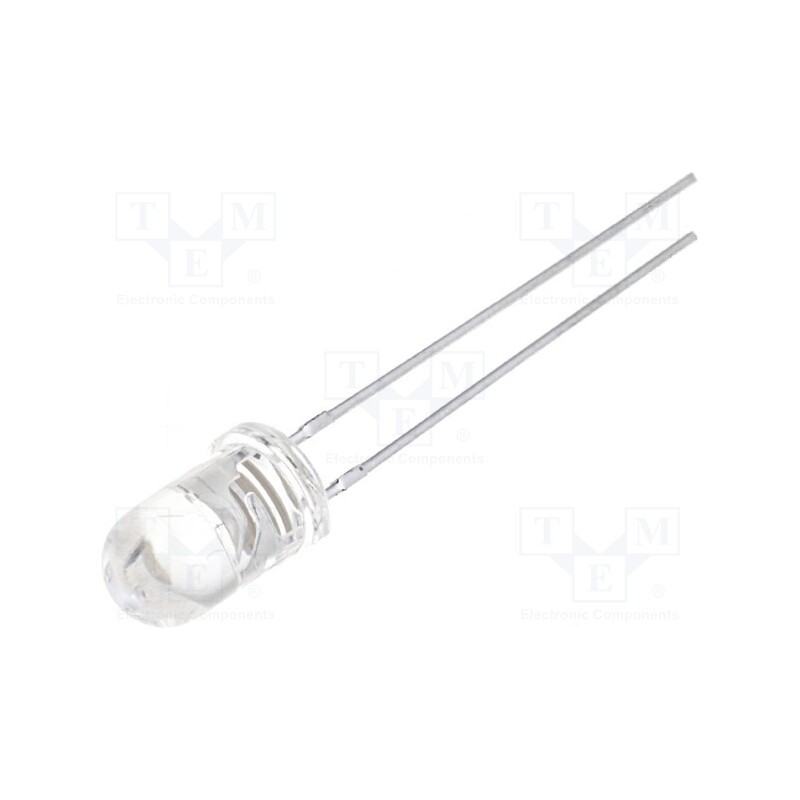 2 pcs x KINGBRIGHT ELECTRONIC - L-53SF4C - IR transmitter, 5mm, 880nm, transparent, 20mW, 30°, THT