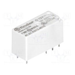 1 pcs x FINDER - 41.61.9.012.4010 - Relay: electromagnetic, SPDT, Ucoil: 12VDC, 30A, 16A/250VAC, PCB