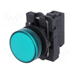 1 pcs x SCHNEIDER ELECTRIC - XB5AVB3 - Control lamp, 22mm, Harmony XB5, -25÷70°C, Illumin: ZBVB, Ø22mm