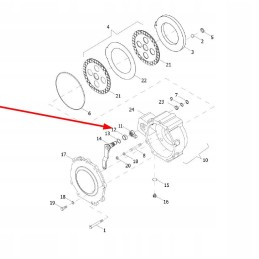Ft300 43 107 brake spacer sleeve
