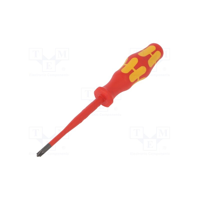 1 pcs x WERA - 5020132001 - Screwdriver, insulated,slim, PlusMinus cross PZ-type, SL/PZ1
